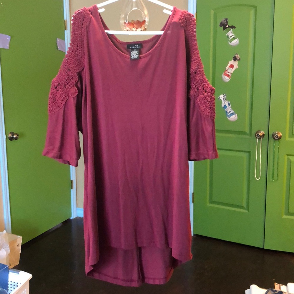 Maroon blouse